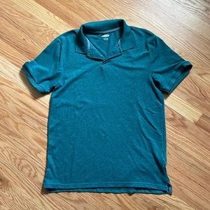 OLD NAVY Men’s Built-In Flex Short Sleeve Polo Dark Green M